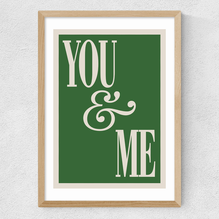 You And Me Medium Oak Frame You And Me Medium Oak Frame