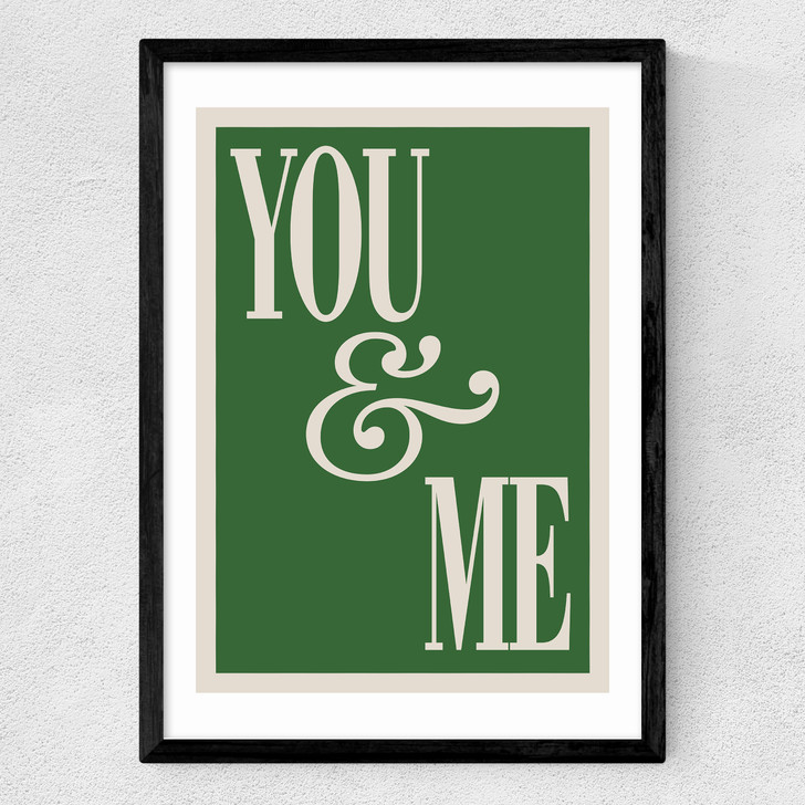 You And Me Medium Black Frame