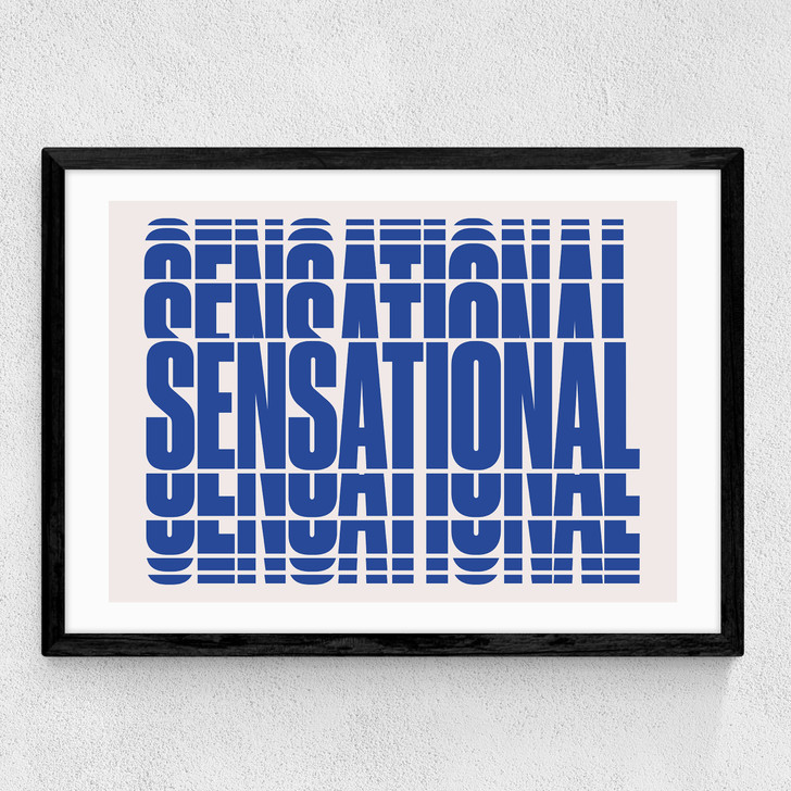 Sensational Medium Black Frame