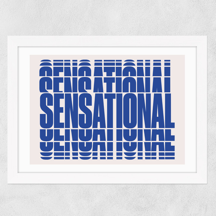 Sensational Wide White Frame