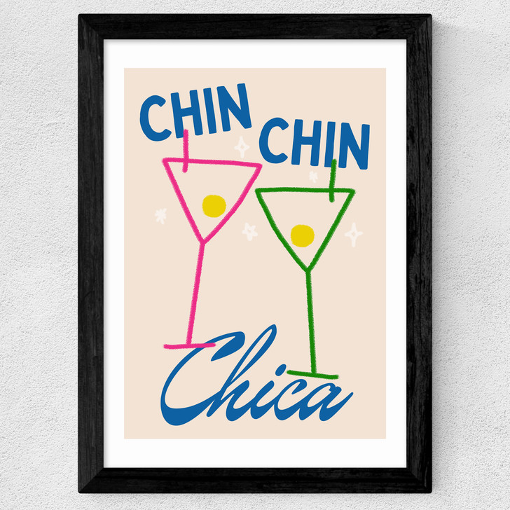 Chin Chin Wide Black Frame