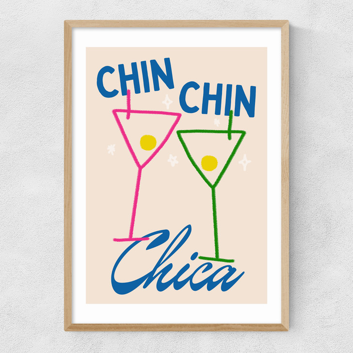 Chin Chin Narrow Oak Frame