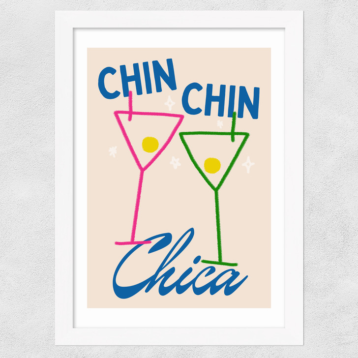 Chin Chin Wide White Frame