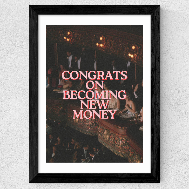 New Money Wide Black Frame New Money Wide Black Frame