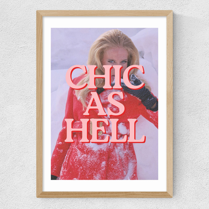Chic As Hell Medium Oak Frame Chic As Hell Medium Oak Frame