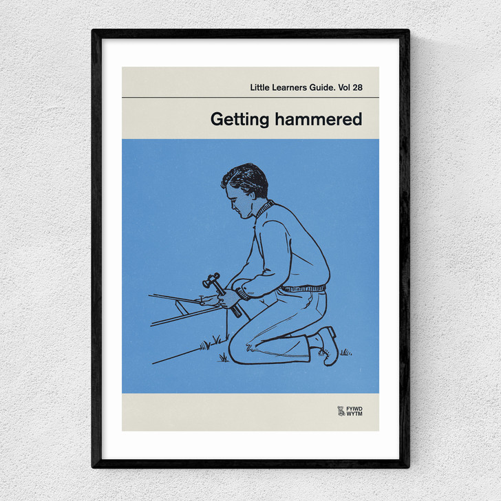 Getting Hammered Narrow Black Frame Getting Hammered Narrow Black Frame