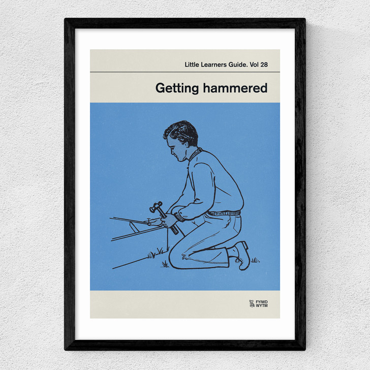 Getting Hammered Medium Black Frame Getting Hammered Medium Black Frame