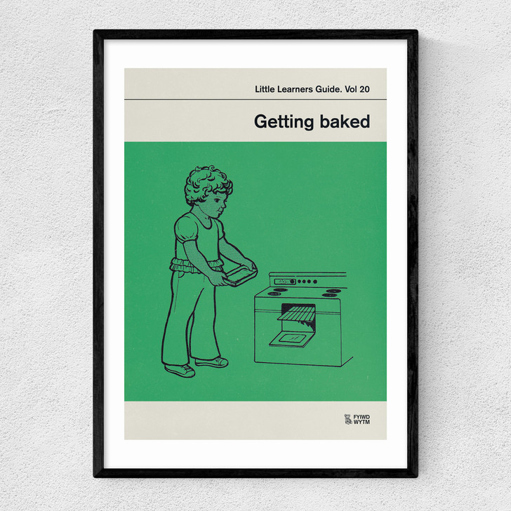 Getting Baked Narrow Black Frame
