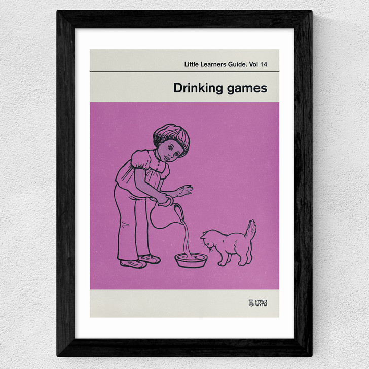 Drinking Games Wide Black Frame Drinking Games Wide Black Frame