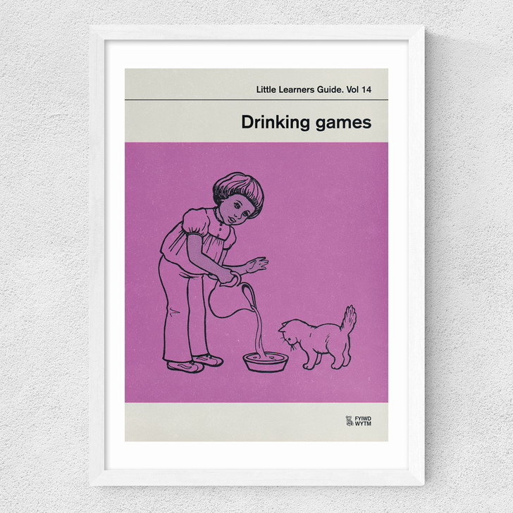Drinking Games Medium White Frame Drinking Games Medium White Frame