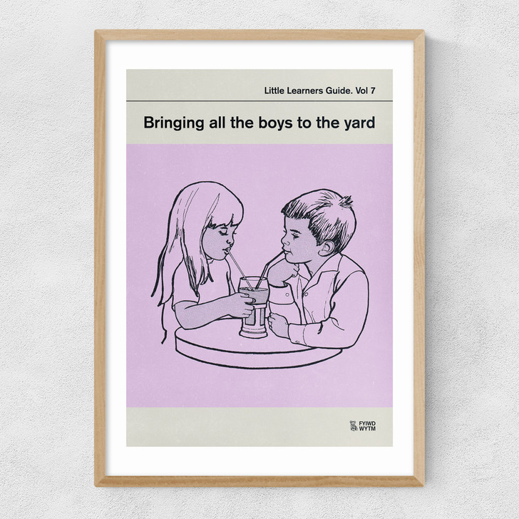 Bringing All The Boys To The Yard Narrow Oak Frame Bringing All The Boys To The Yard Narrow Oak Frame