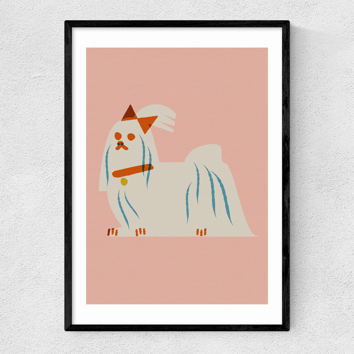 Maltese Narrow Black Frame Maltese Narrow Black Frame