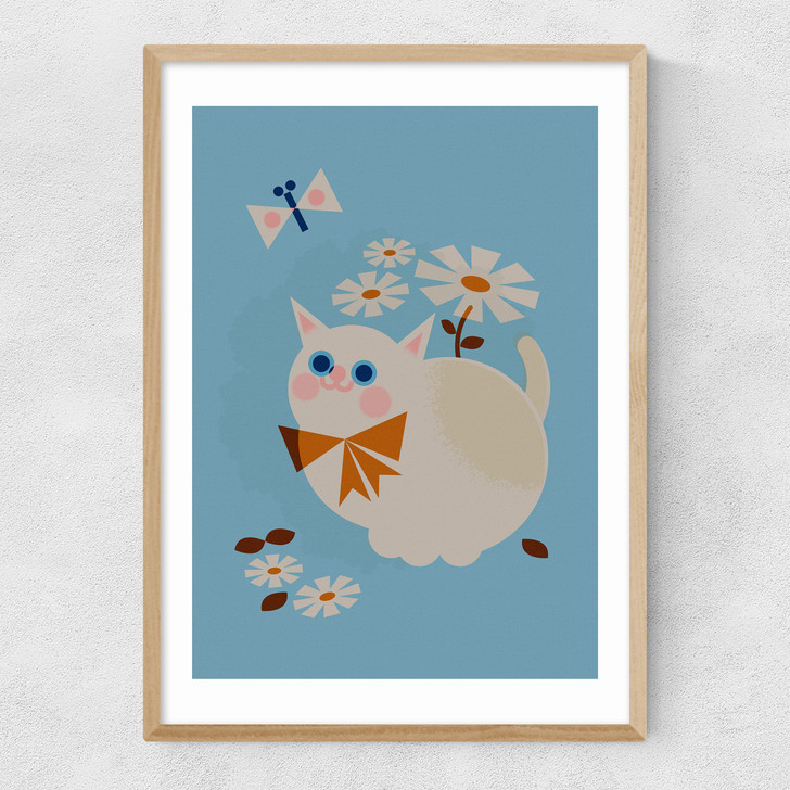 Kitten Narrow Oak Frame Kitten Narrow Oak Frame