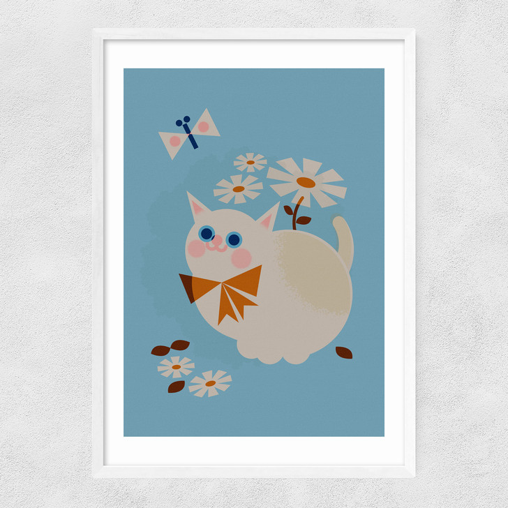 Kitten Narrow White Frame Kitten Narrow White Frame