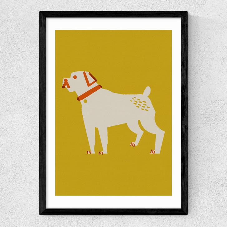 Boxer by Christina Hagerfors Medium Black Frame