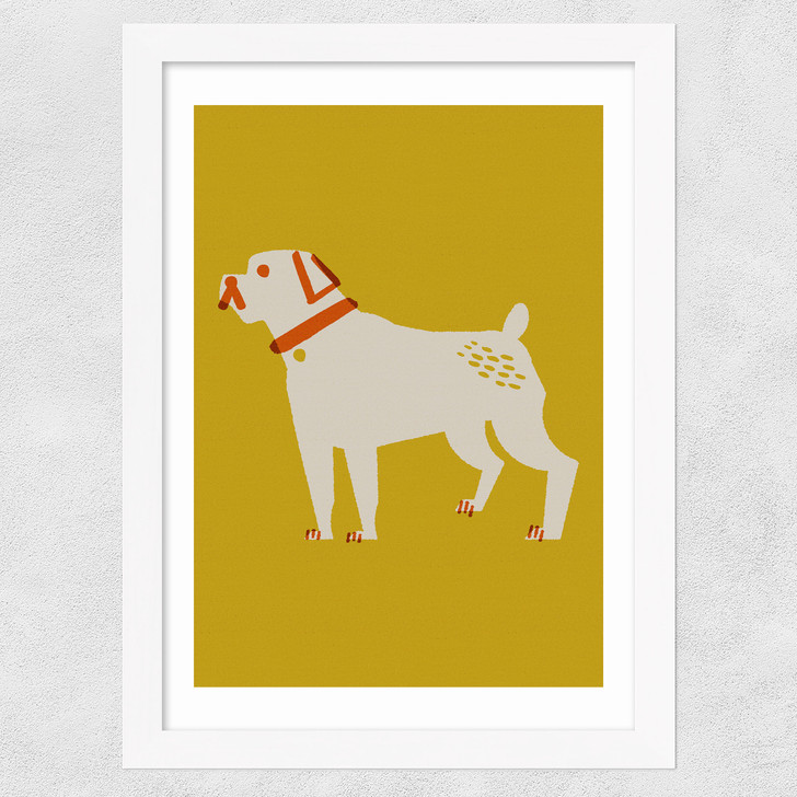 Boxer by Christina Hagerfors Wide White Frame