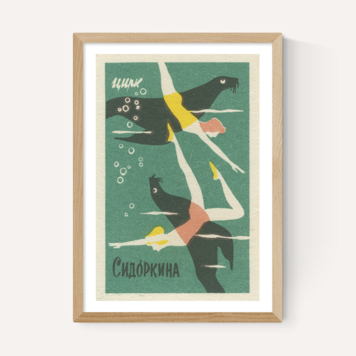 Swimmers and Sea Lions Matchbox