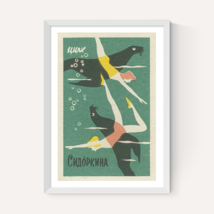 Swimmers and Sea Lions Matchbox