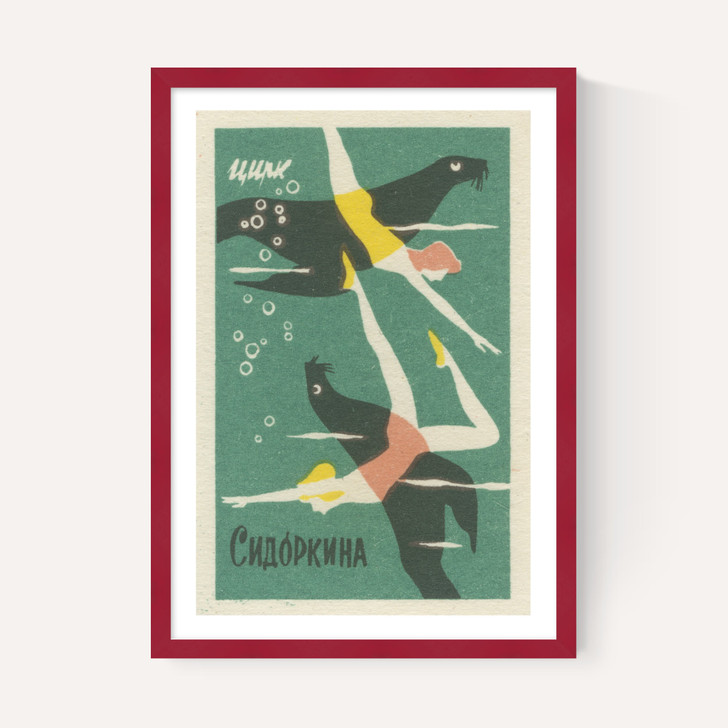 Swimmers and Sea Lions Matchbox