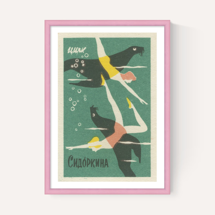 Swimmers and Sea Lions Matchbox