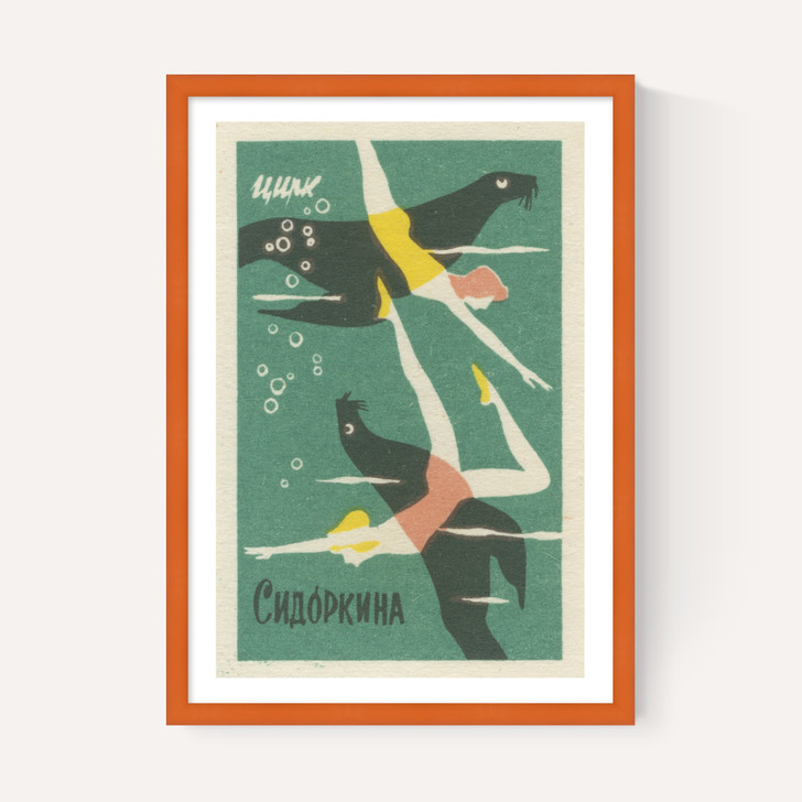 Swimmers and Sea Lions Matchbox