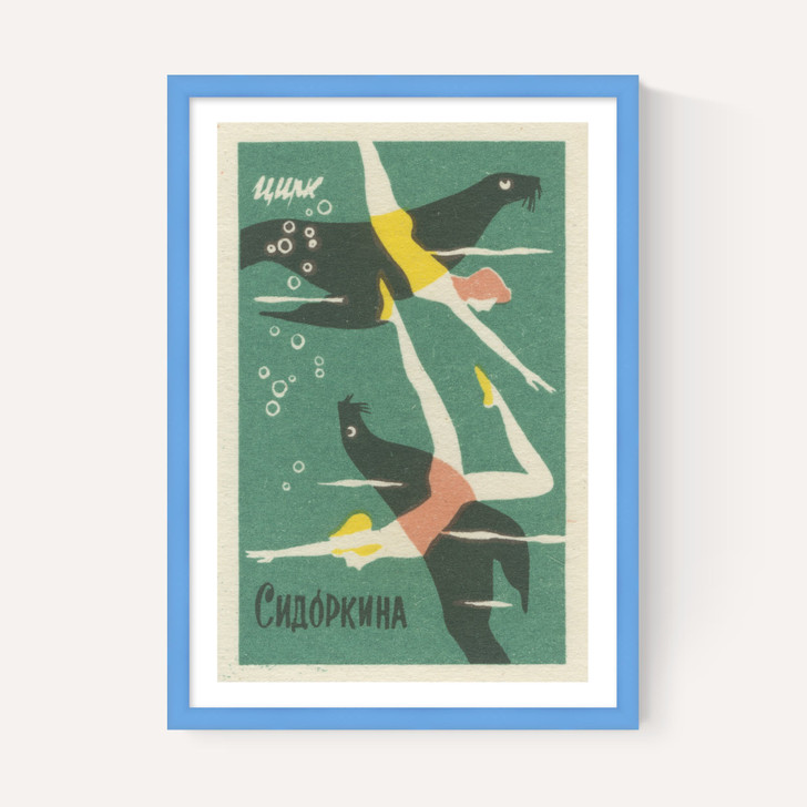 Swimmers and Sea Lions Matchbox