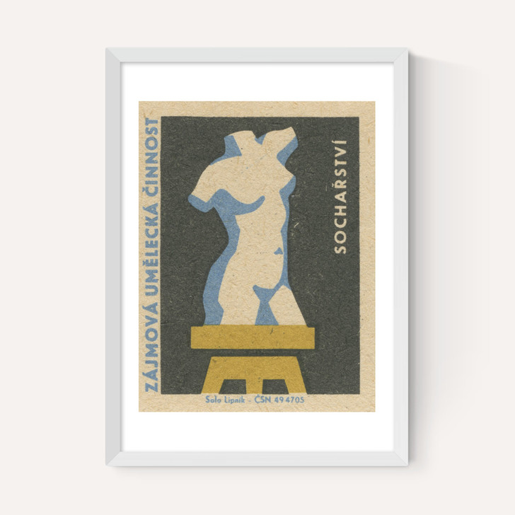 Figure Matchbox Label