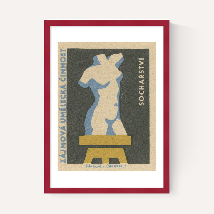 Figure Matchbox Label