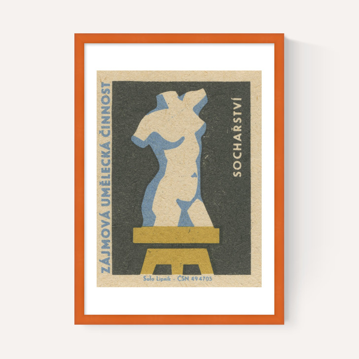 Figure Matchbox Label