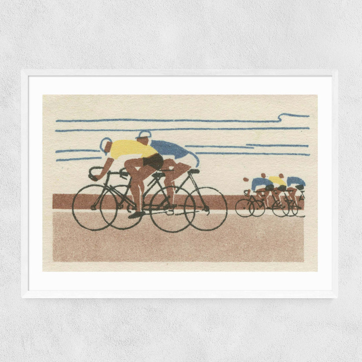 Cycling Matchbox Narrow White Frame