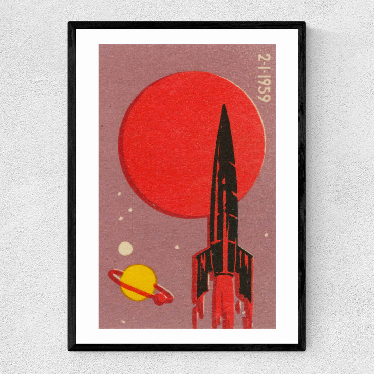Blood Moon Matchbox Narrow Black Frame Blood Moon Matchbox Narrow Black Frame