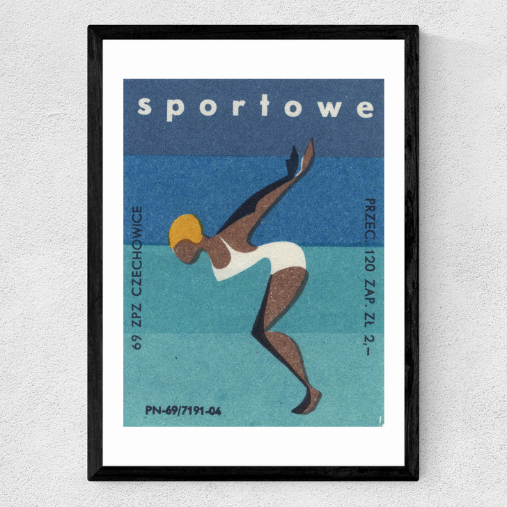 Sportowe Diver Matchbox Medium Black Frame