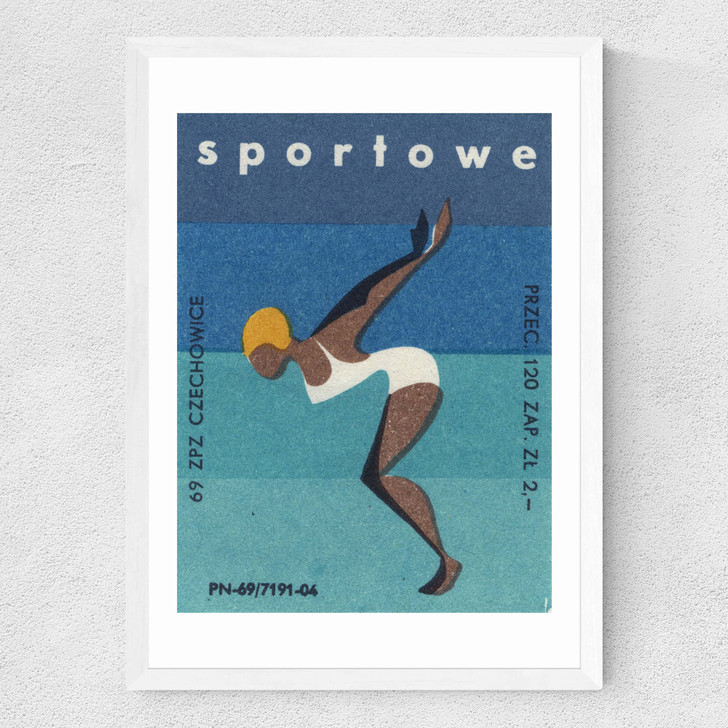 Sportowe Diver Matchbox Medium White Frame