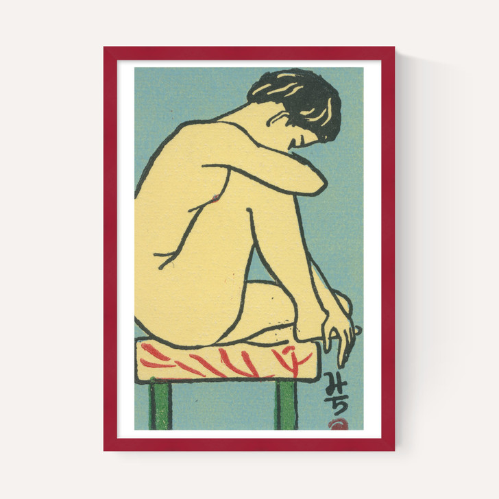 Contemplative Nude Matchbox
