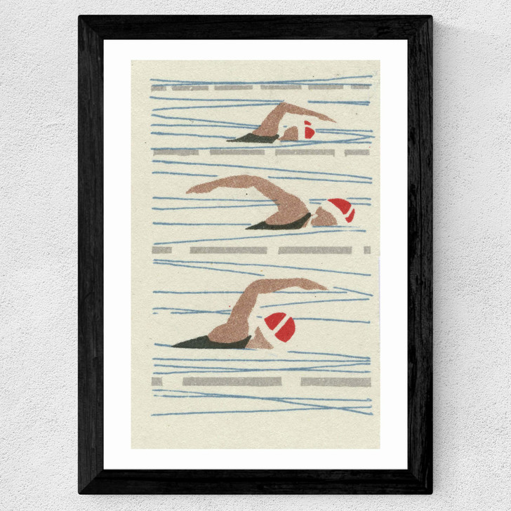 Swimmers Matchbox Wide Black Frame Swimmers Matchbox Wide Black Frame