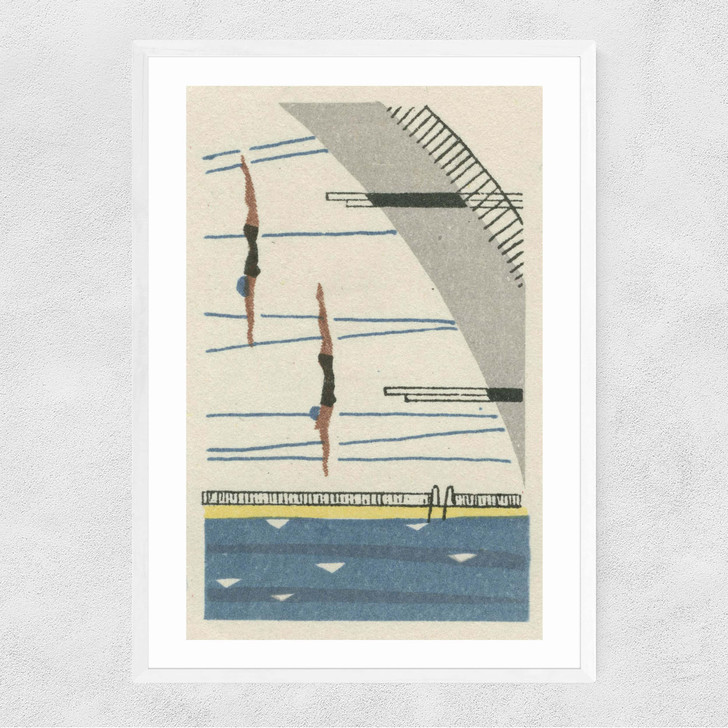 Divers Matchbox Narrow White Frame