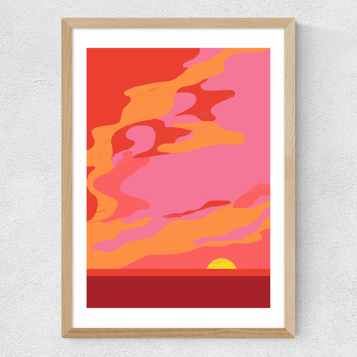 Sundown Wide White Frame