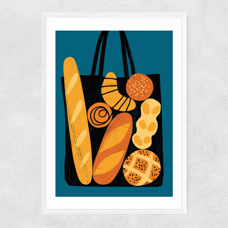 Bakery Bag Narrow White Frame Bakery Bag Narrow White Frame