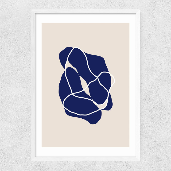 Tangle Narrow White Frame