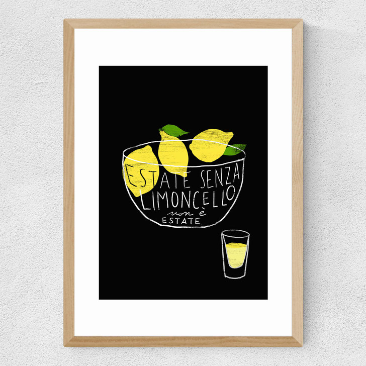 Limoncello Medium Oak Frame Limoncello Medium Oak Frame