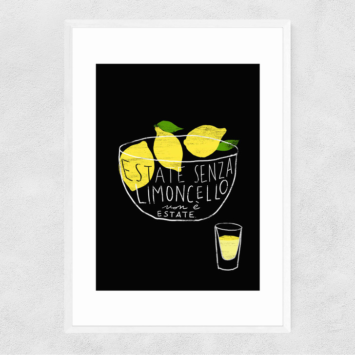 Limoncello Narrow White Frame Limoncello Narrow White Frame