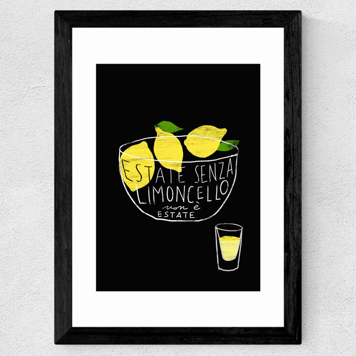 Limoncello Wide Black Frame