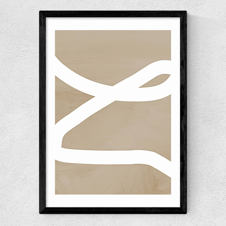 Lines Medium Black Frame Lines Medium Black Frame