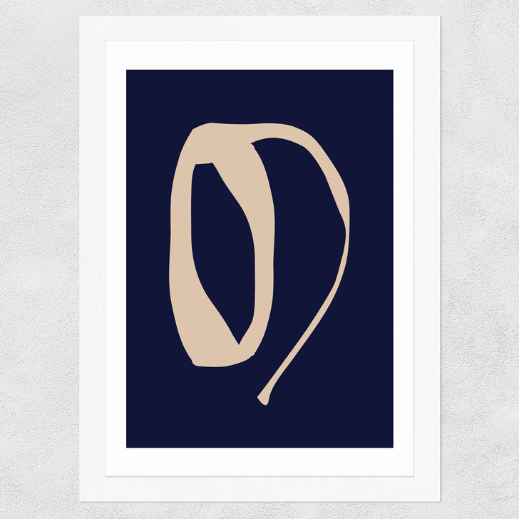 Silhouette by Anna Mainz Wide White Frame Silhouette by Anna Mainz Wide White Frame