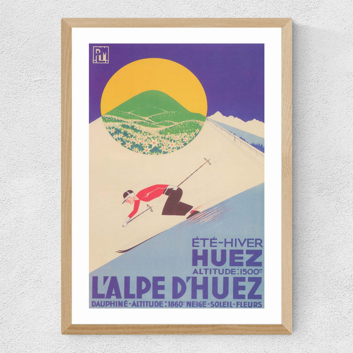 L'Alpe D'Huez Medium Oak Frame L'Alpe D'Huez Medium Oak Frame