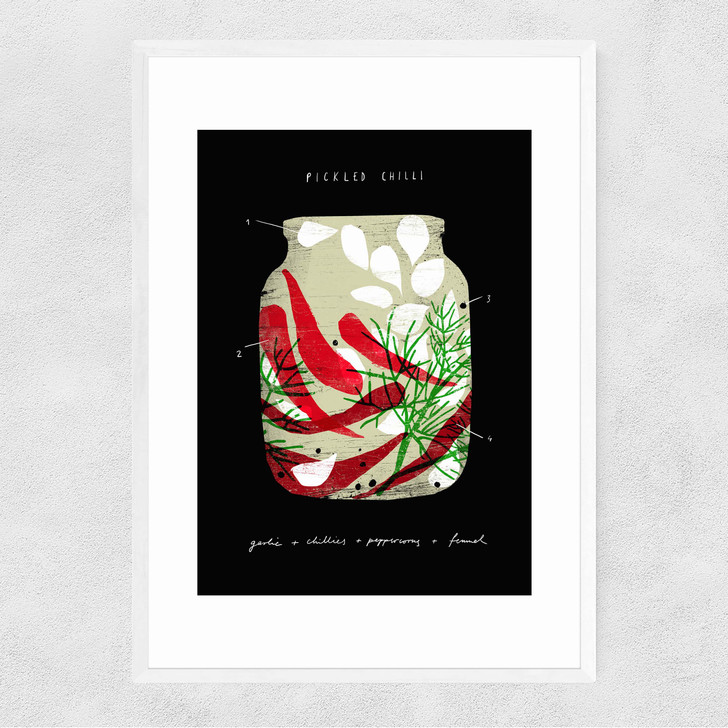 Chilli Narrow White Frame