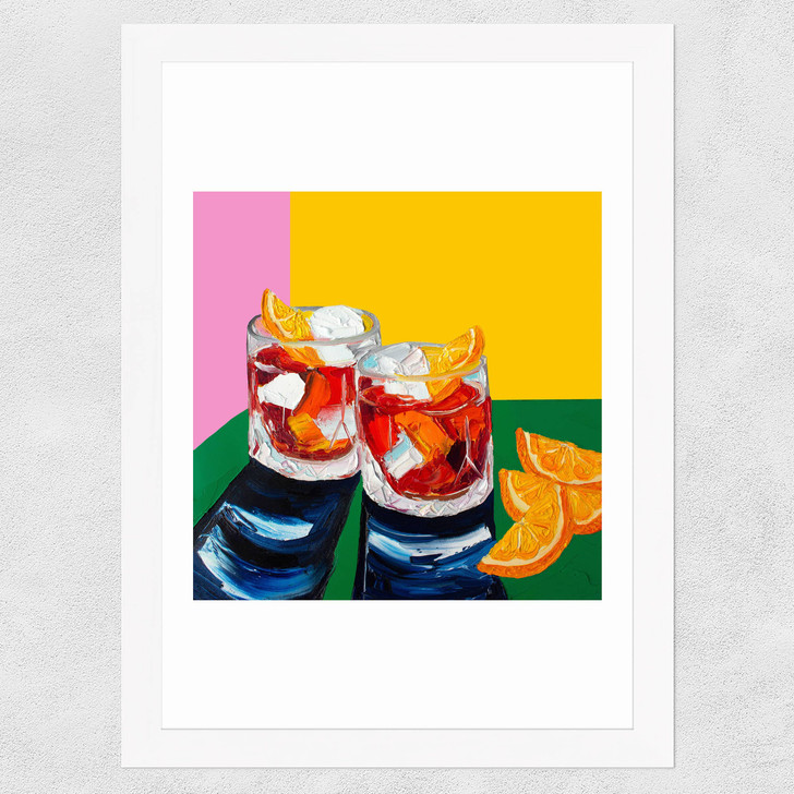 Negronis Wide White Frame Negronis Wide White Frame
