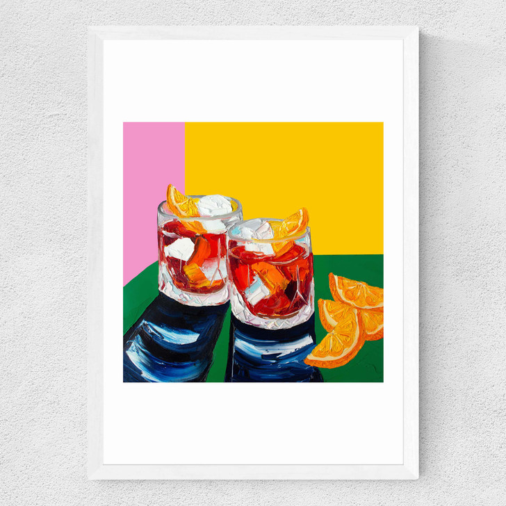Negronis Medium White Frame