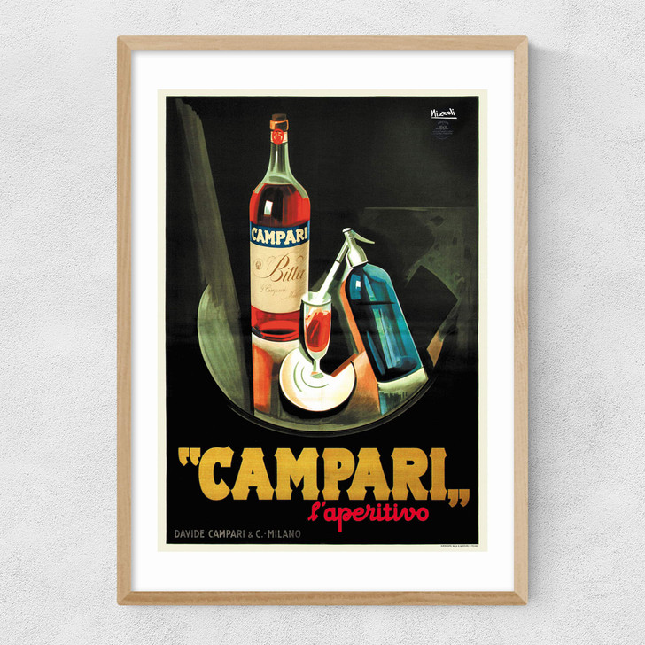 Campari Narrow Oak Frame Campari Narrow Oak Frame