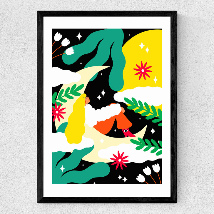 November Medium Black Frame